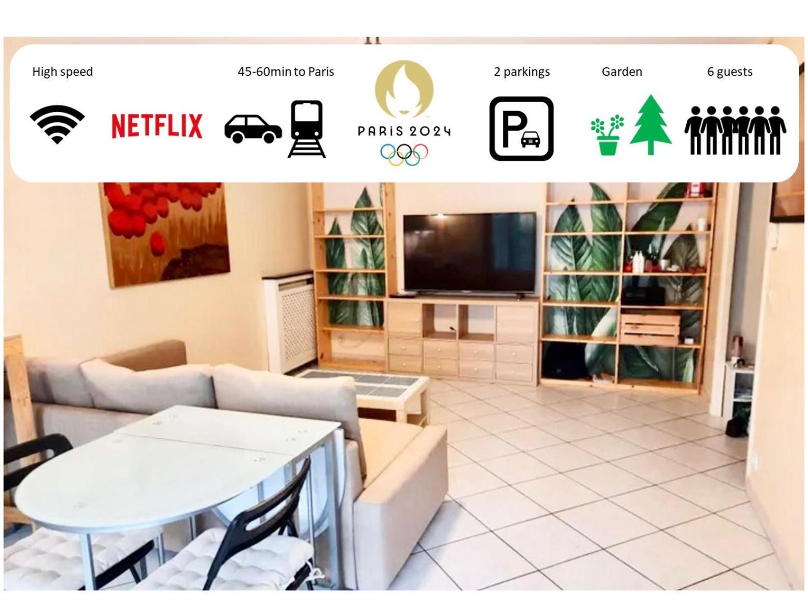 Appartement Calme Avec Jardin Proche De Paris Evry-Gregy-sur-Yerre Buitenkant foto